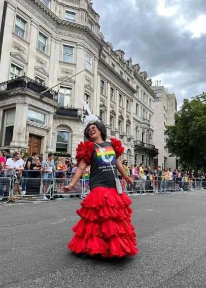 Rebecca Scott at London Pride